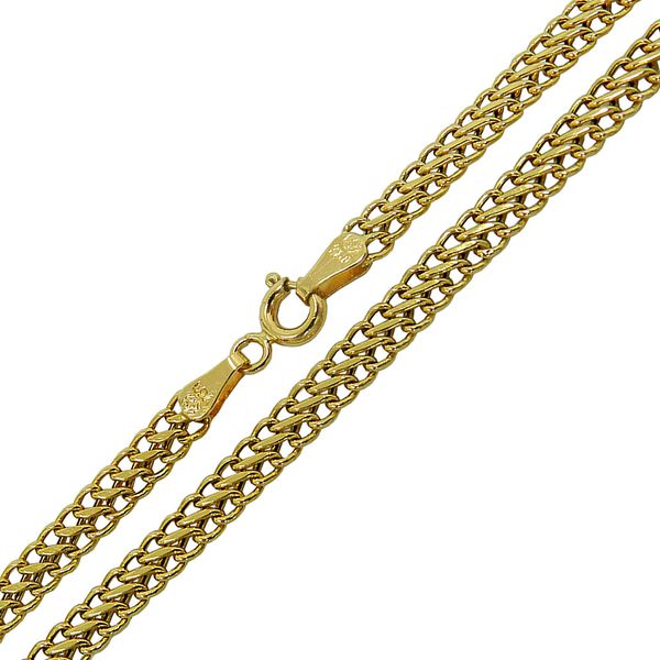 Corrente de Ouro 18K Design Italiano Lacraia 3.8g