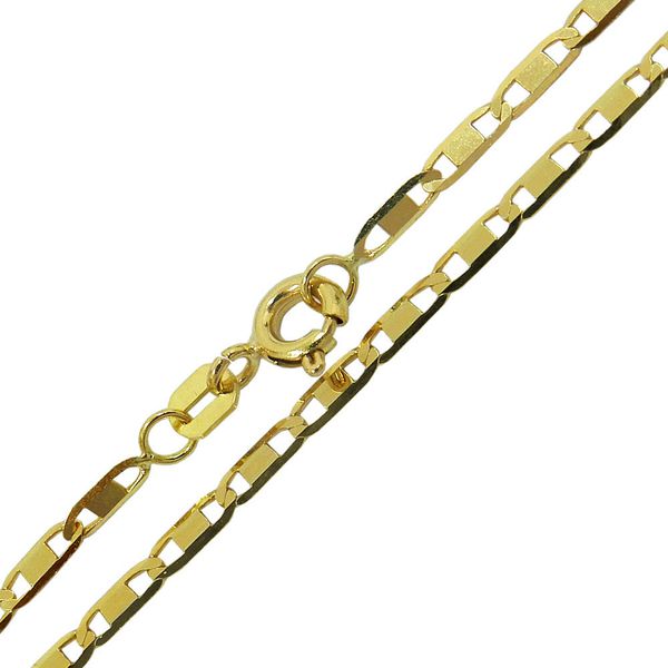Corrente de Ouro Piastrine 70 cm 