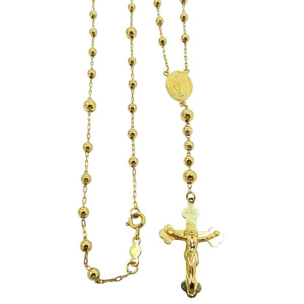 Terço Inteiro em ouro 18K Cartier 60 cm com bolas de 5 mm