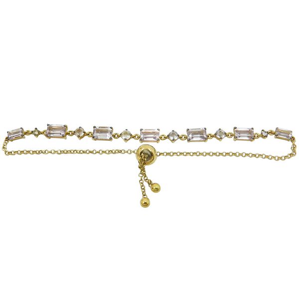Pulseira em Ouro 18k Feminina com Pedras Naturais