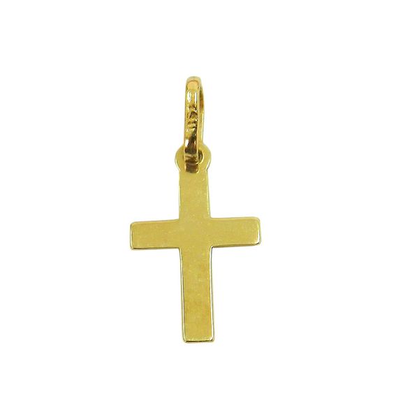 Pingente de Ouro 18k Cruz Pequena