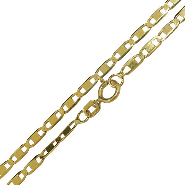 Corrente de Ouro 18k Piastrine Masculina 5,3g 2,5mm