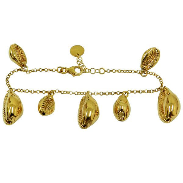 Pulseira em Ouro com Búzios
