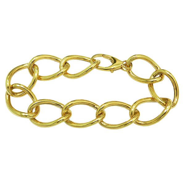 Pulseira em Ouro 18k Elos Largos com 19mm 22.8g