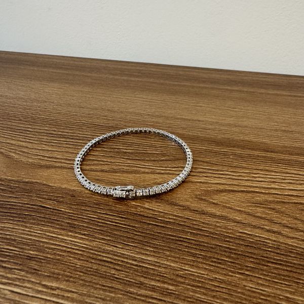 Pulseira Riviera em Ouro Branco 18k com Diamantes 3.72 Ct