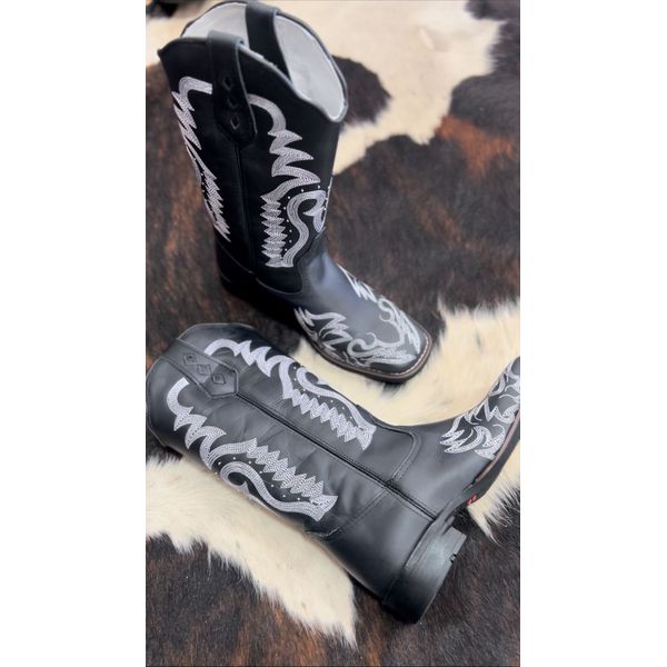 Texana Atena Black - Couro Legítimo