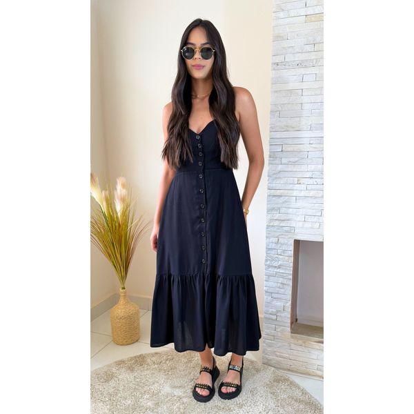 Vestido Catarina - Preto