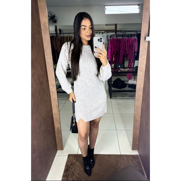 Vestido Tricot Karina - Preto