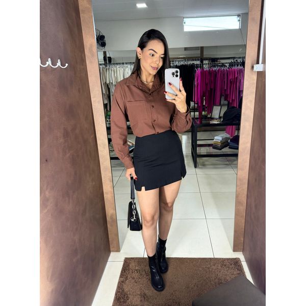 Camisa Emanuela - Marrom 
