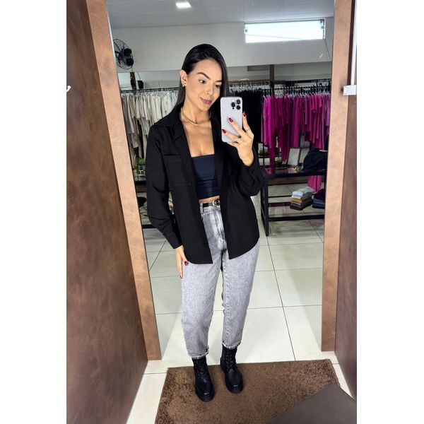 Camisa Emanuela - Preta