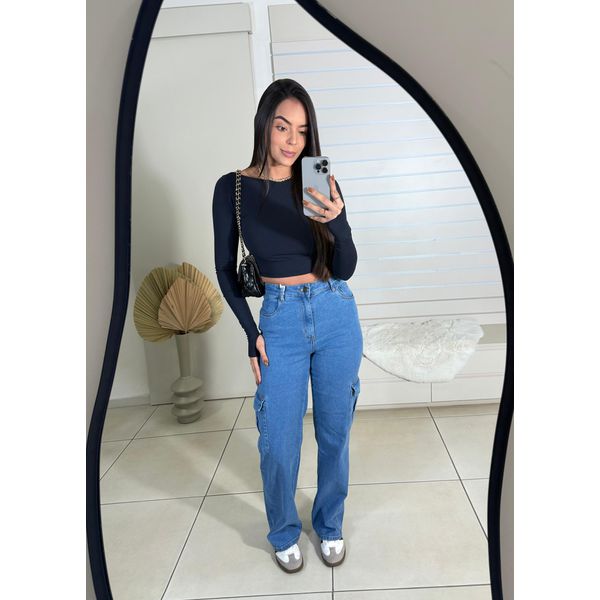 Cropped Sasha - Preto