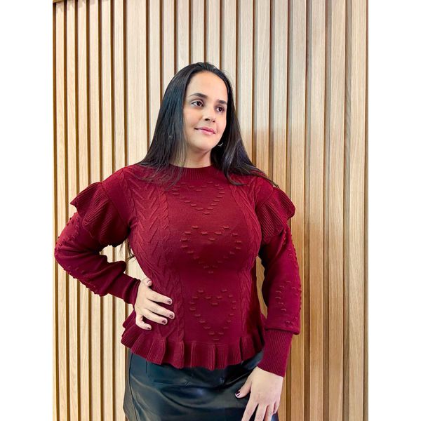 Blusa tricot Elisa Marsala