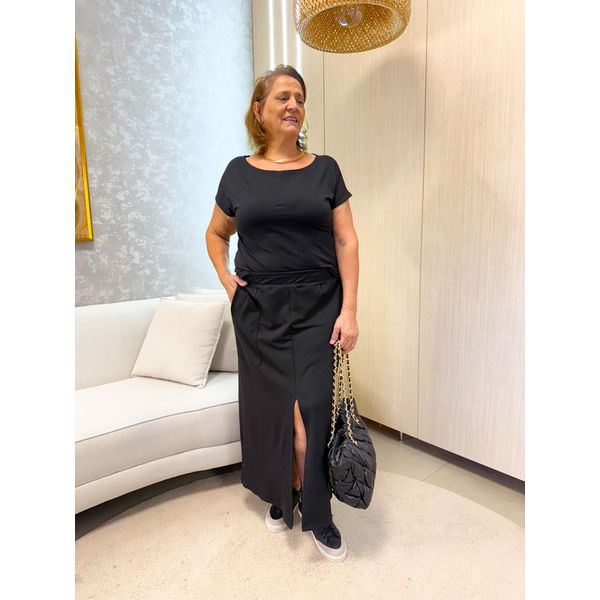 Conjunto Vivi Moletinho Preto