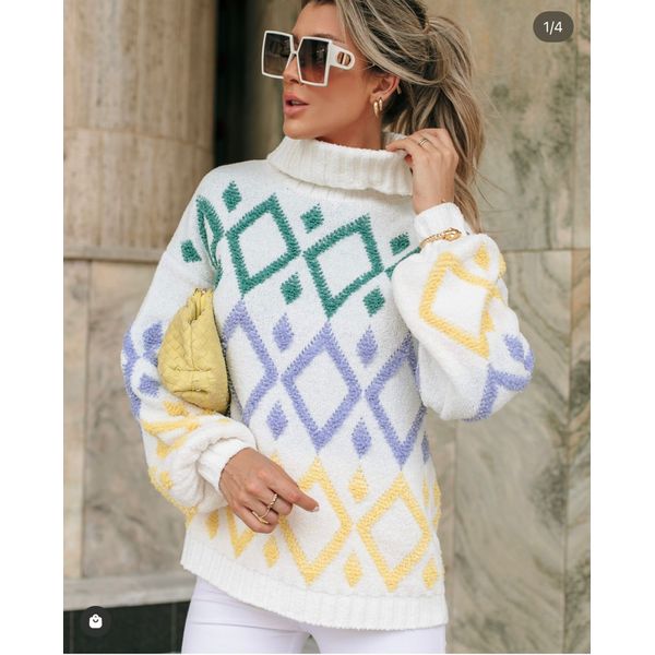 Tricot Romênia Branco