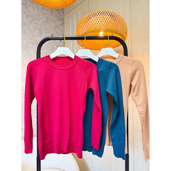 Combo Tricot Pink/ Verde/ Nude 