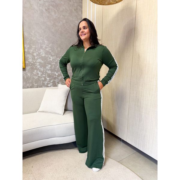 Conjunto Gabi Moletinho Verde