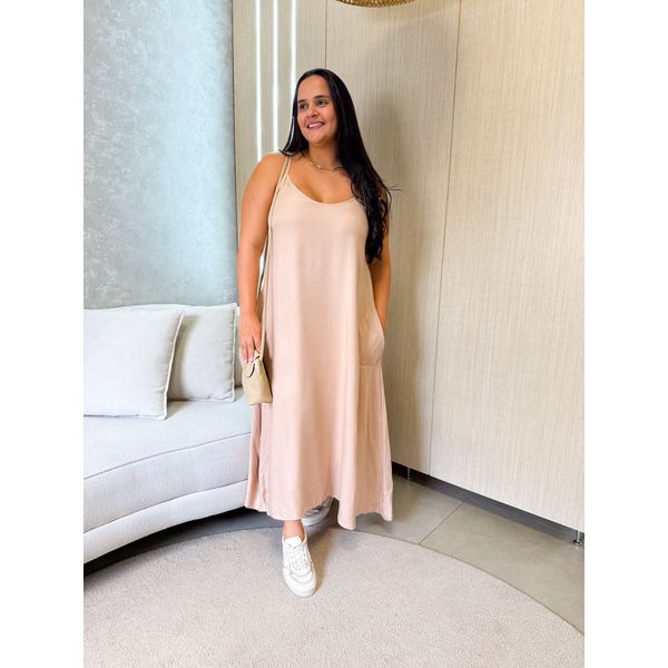Vestido Márcia Nude
