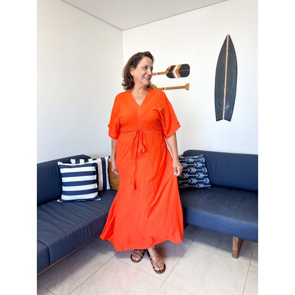 Vestido Alana Laranja