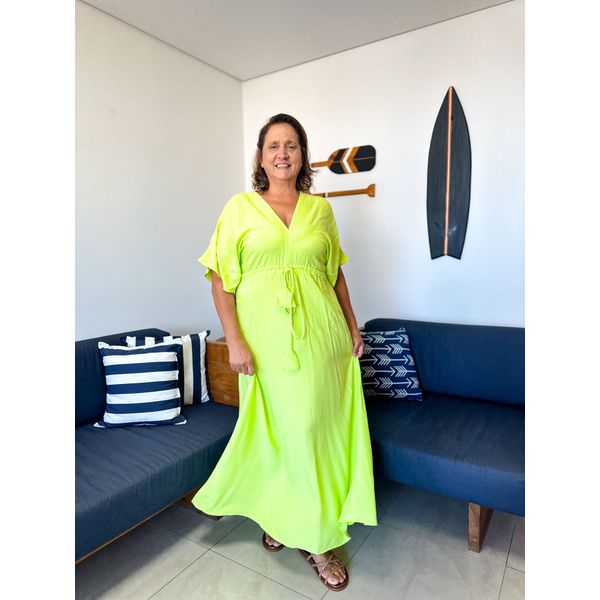 Vestido Alana Verde Lima