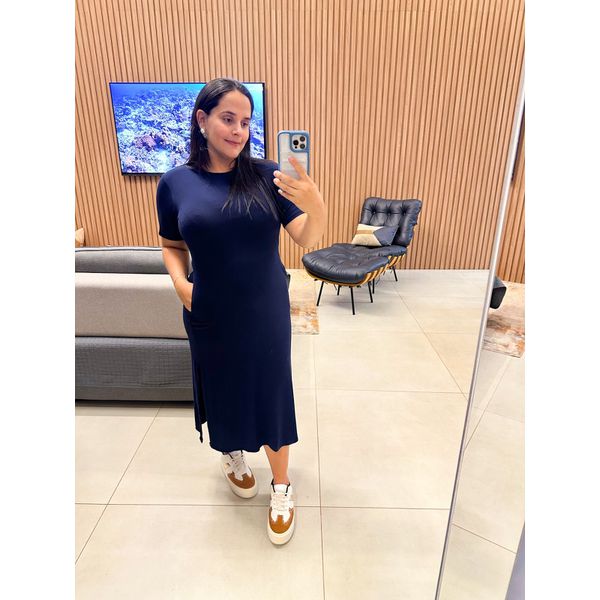 Vestido Margo Azul Marinho