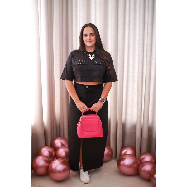 Cropped Vera preto
