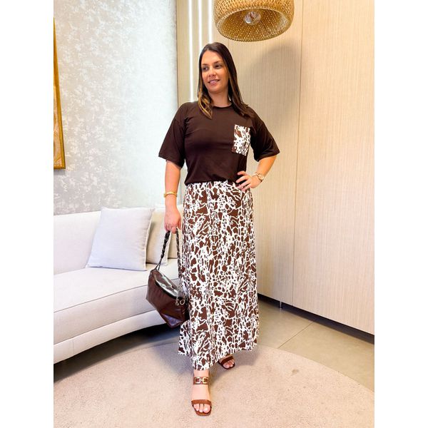 Conjunto Malu Marrom