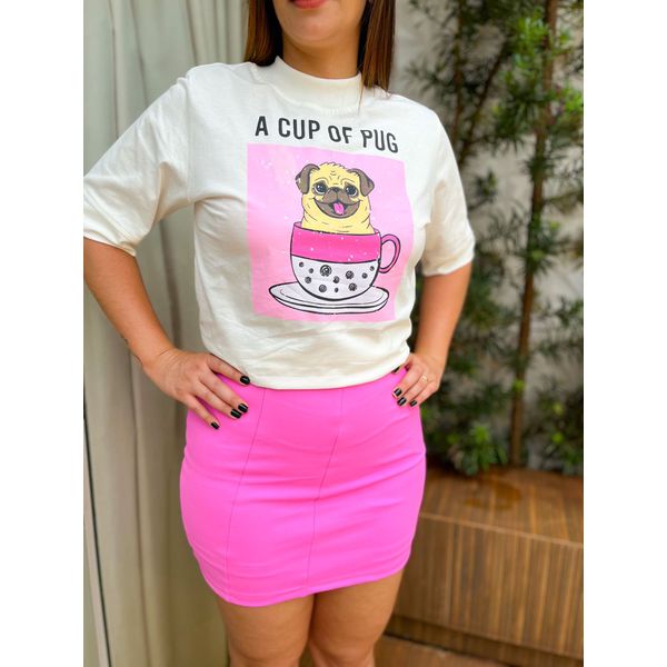 Short Saia Chiclete