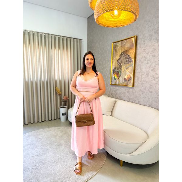 Conjunto Margarida rosa bebê