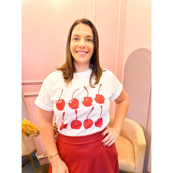 T Shirt Cereja