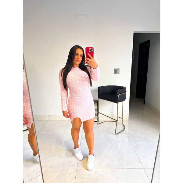 Vestido Estefânia rosa bb