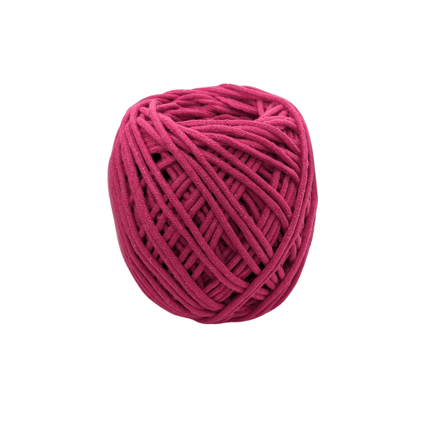 Cordão De Algodão Trancelim 6mm Rosa Chiclete