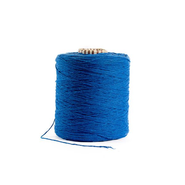 Barbante Ou Linha Para Croche Colorido n 8 - Azul Anil