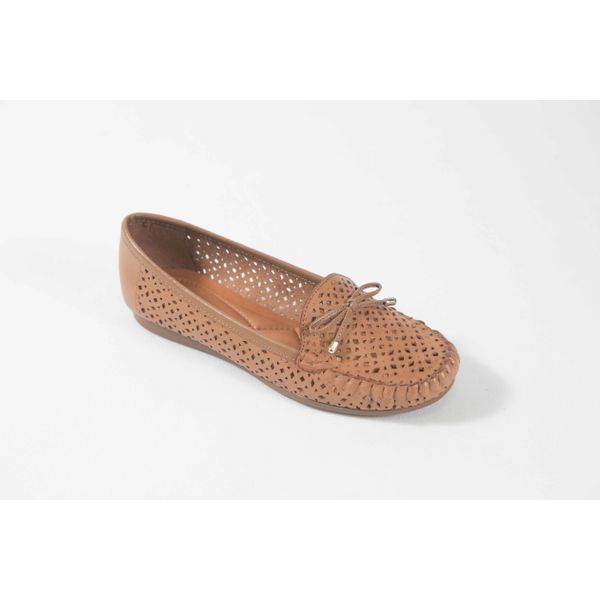Mocassim em Couro Caramelo Ref. 0909.09921