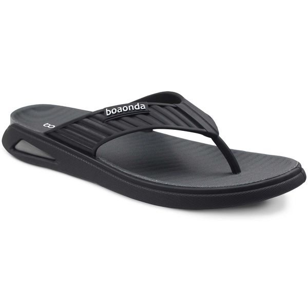 Chinelo Maculino Jess Cinza/Preto Boaonda Ref. 0938.09911