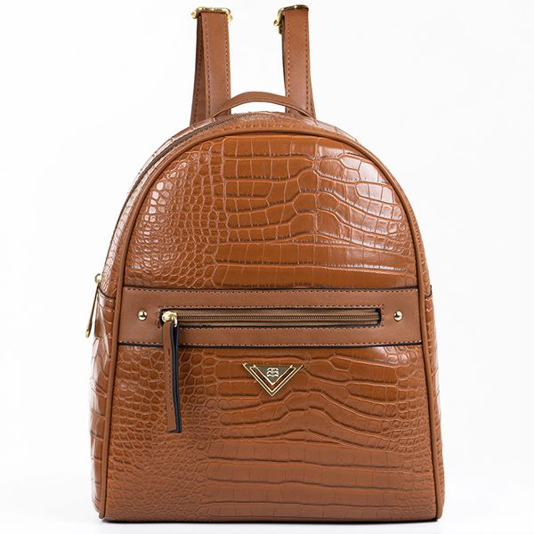 Mochila Feminina 33.21100A Rafitthy Caramelo Ref. 09351.09912 