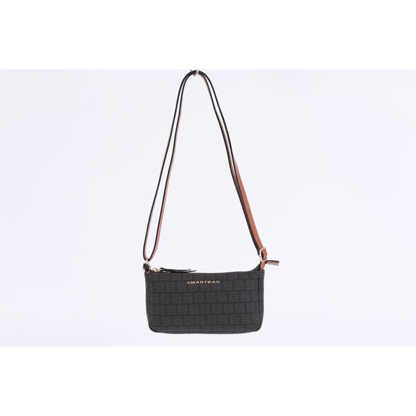 Bolsa Transversal de Couro Smartbag Chocolate Ref. 09961.09922 