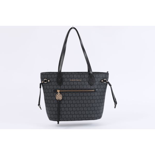Bolsa de Couro Smartbag Tiracolo Preta Ref. 09425.09996