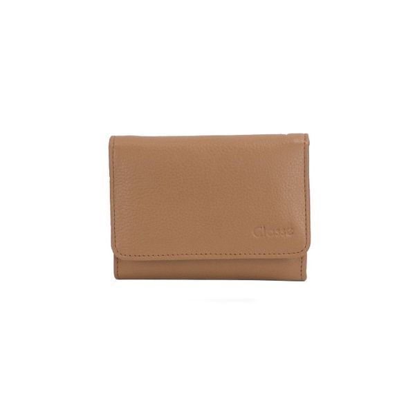 Carteira Feminina Clássica Classe Couro Nude Ref. 0939.09331