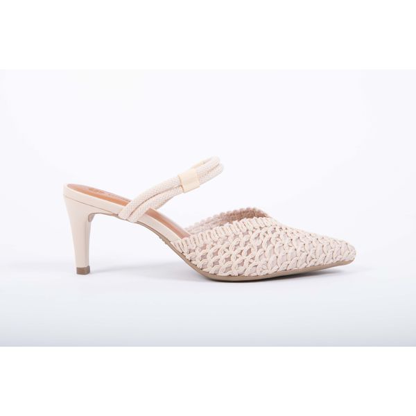 Scarpin Tramado Off White Ref. 09981.09952
