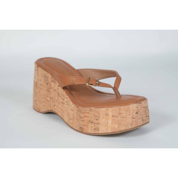 Tamanco Plataforma Caramelo Ref. 09231.09981 
