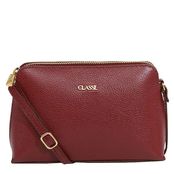 Bolsa Feminina Classe Couro Croosbody Bowling Ruby Ref. 09941.09991