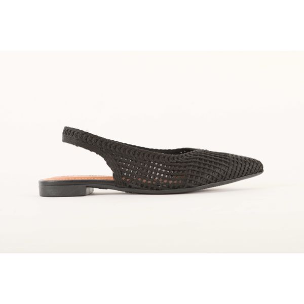 Sapatilha Slingback Preta Ref. 09431.09981