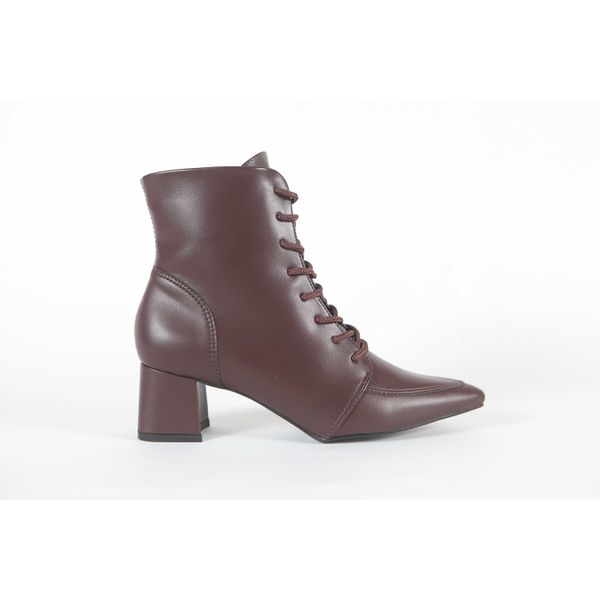 Bota Feminina Bico Fino Chocolate Ref. 09241.09991 
