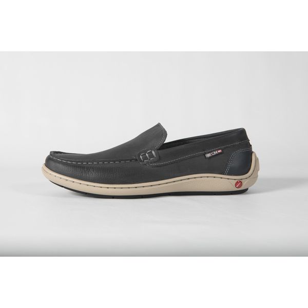 Sapato Masculino De Couro Walk Marinho REF. 09991.09982