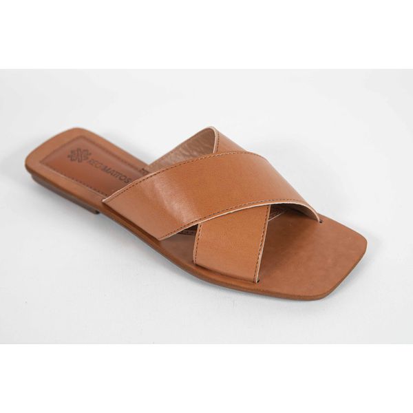 Rasteira Tira Dupla Mestiço Caramelo Ref. 0938.09911