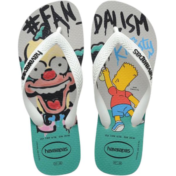Chinelo Havaianas Simpsons - Bege Palha