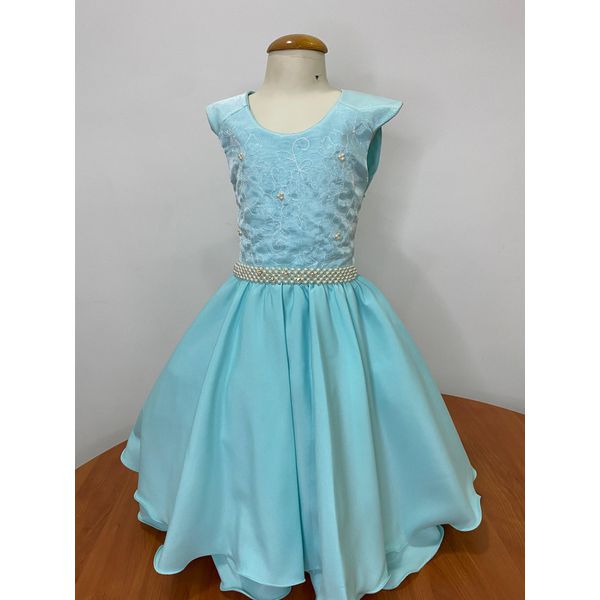 vestido Flu Flu Azul Esverdeado Tiffany
