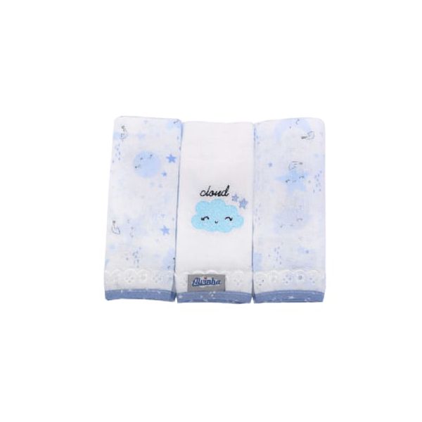 kit fraldinha de boca Alvinha com 3 peças
