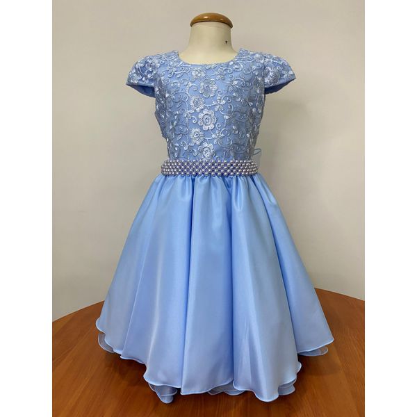 Vestido Bambina Azul
