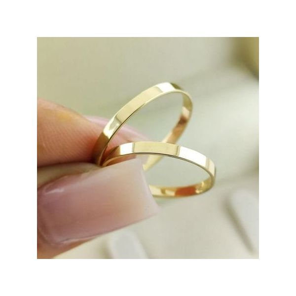 Par de Alianças em ouro 18K